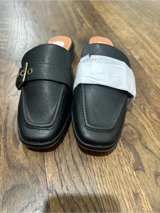 Yellow Box Shoes - Black Slip-On women’s Mule Loafers